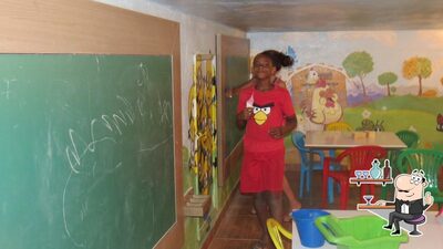 O interior do Pesque e pague / Restaurante Mandacaru