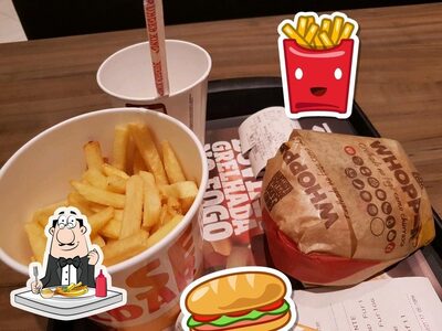 Experimente cbatatas fritas francesas no Burger King