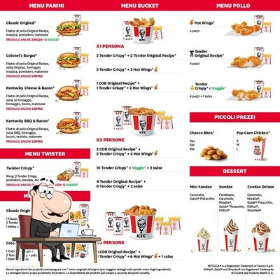 Siediti a un tavolo di KFC