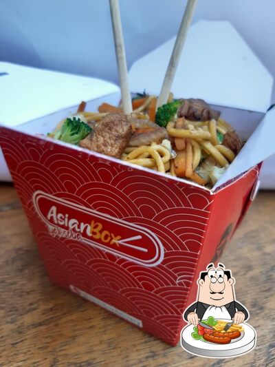 Comida em Asianbox Yakisoba