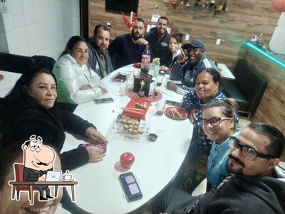 O interior do Pexinho Sushi