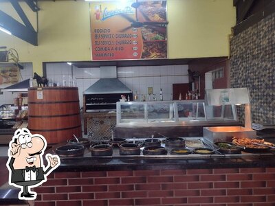 O interior do Restaurante e Lanchonete Linguica no Pão Bom Jesus