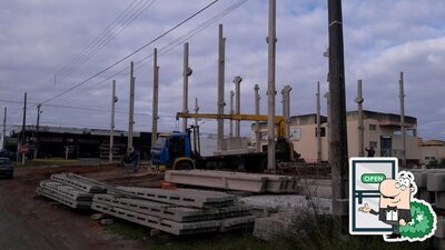 O exterior do Pintos Burguer