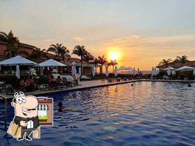 a área exterior é uma característica importante do Clube Paraíso