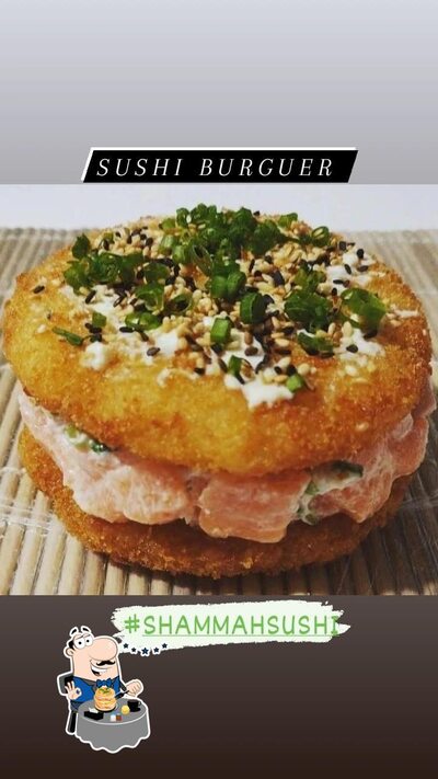 Platos en Shammah Sushi