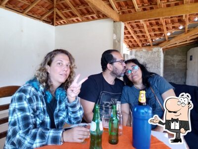 O interior do Quiosque Gi e Rodolfo