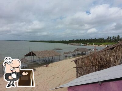 Desfrute da vista da área externa do Barraca sabor do Ceará