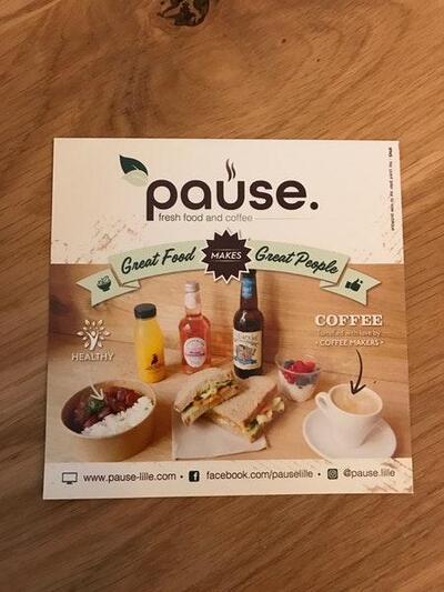 Voici l'annonce publicitaire de Pause