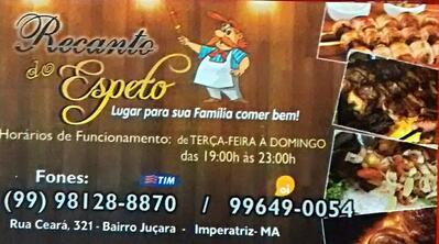 Leia as informações sobre o Recanto do Espeto