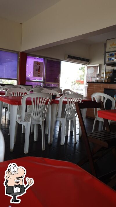 O interior do Restaurante Água Na Boca