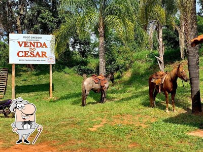 a parte exterior é uma característica importante do Venda do César