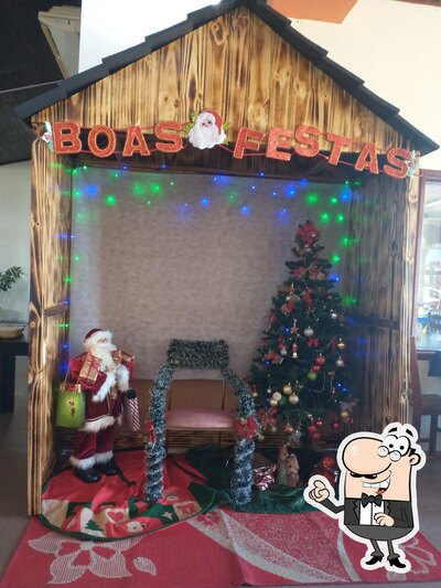 O interior do Restaurante Fitazul