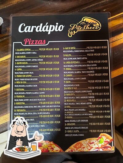 Platos en Pizzaria Pactheco