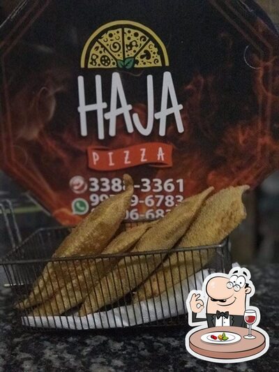 Platos en Haja Pizza