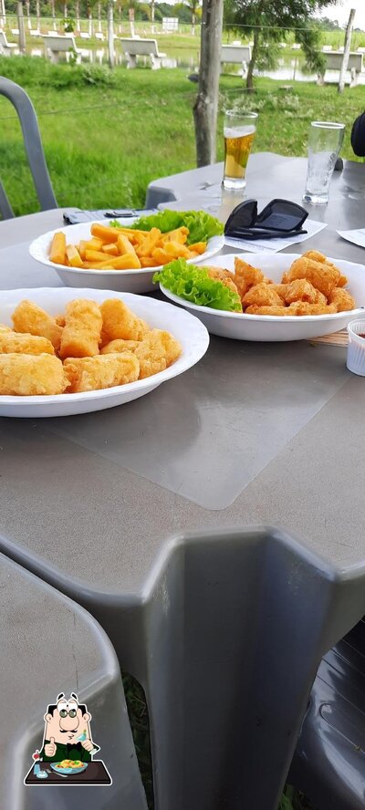 Platos en Pesque pague do Careca