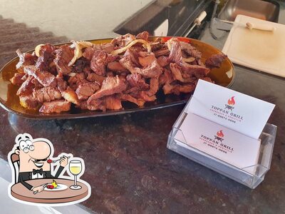 Comida em Toppan Grill