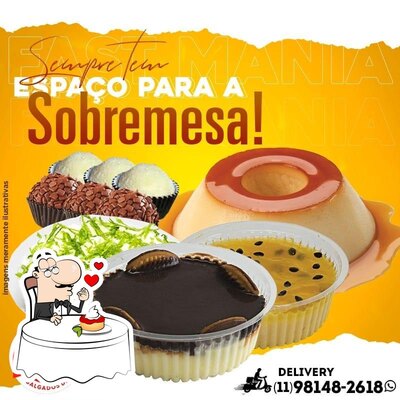 Experimente as sobremesas