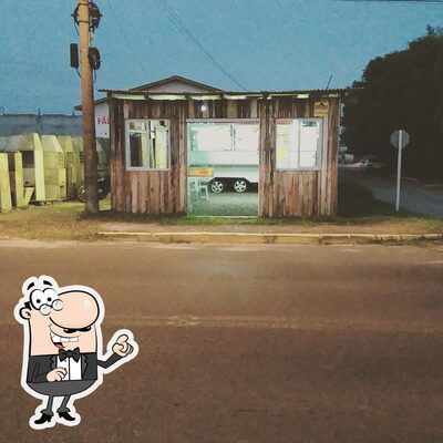 O exterior do Pintos Burguer