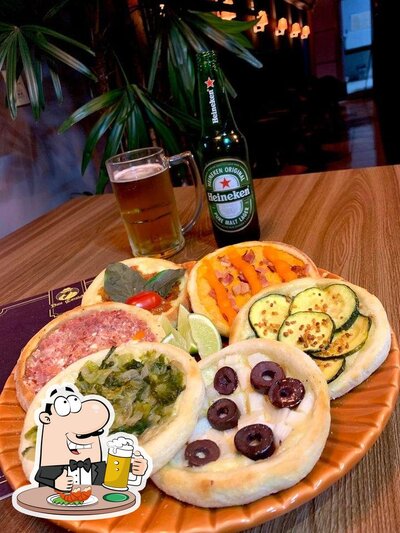 Peça uma tulipa de cerveja leve ou escura