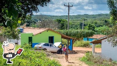 Você pode espairecer no na área externa do Bar do Gessi