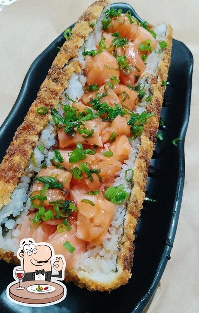 Platos en Shammah Sushi