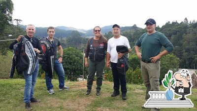 Desfrute da vista da área externa do Restaurante Rancho do Tico