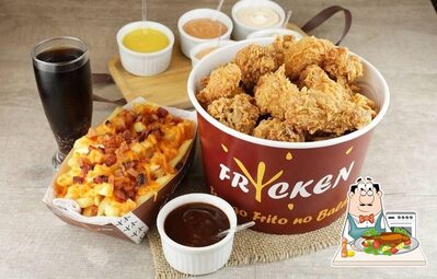 Platos en Frycken - Frango Frito no Balde