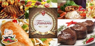 Peça pratos de carne do menu