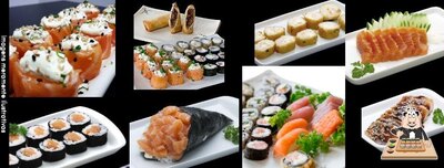 Sushi é um famoso item de comida originário do Japão