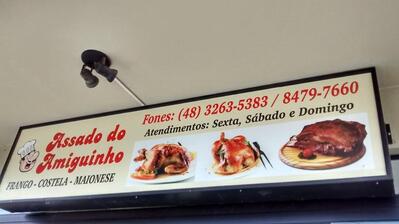 Aqui está a publicidade do Assado do Amiguinho