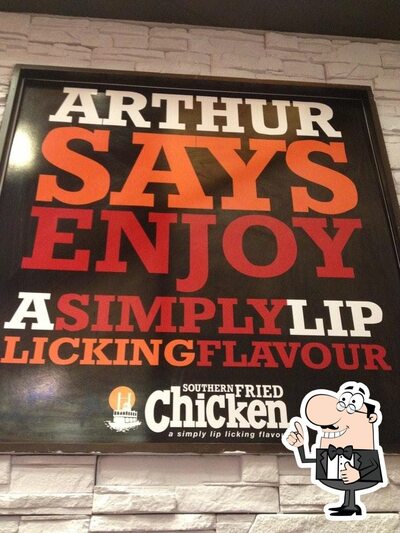 L'annonce publicitaire montre les informations sur Southern Fried Chicken