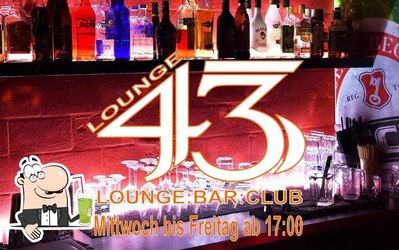 LOUNGE43 offre un'ampia gamma di drink