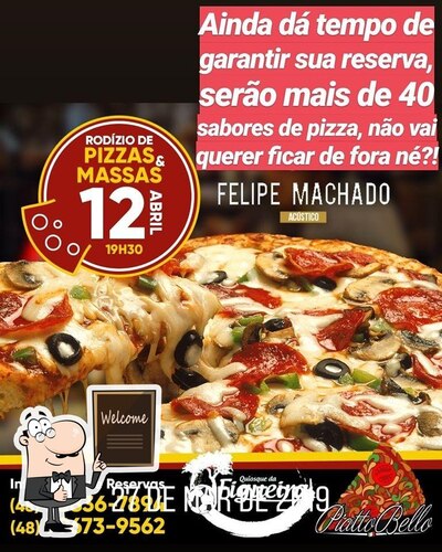 Leia as informações sobre o Piatto Bello Pizzas