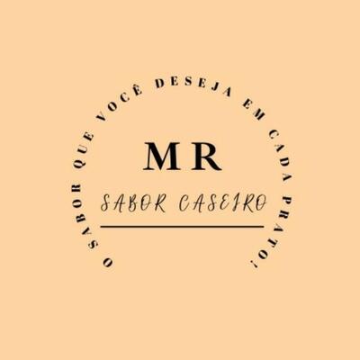 A representação gráfica da marca do M.R SABOR CASEIRO