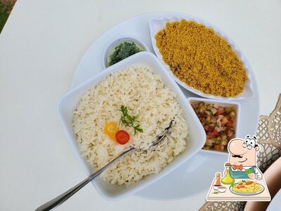 Comida em Positano Lounge beach - Canoa Quebrada