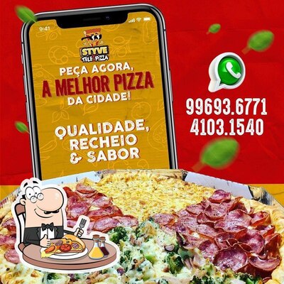 Escolha diversos estilos de pizza