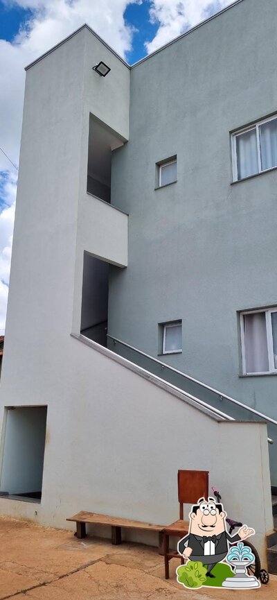 a parte exterior é uma característica importante do Hotel e Restaurante Rio Verde