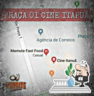 Descubra o exterior do Mamute Fast Food