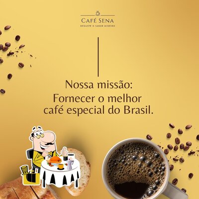 Platos en Café Sena