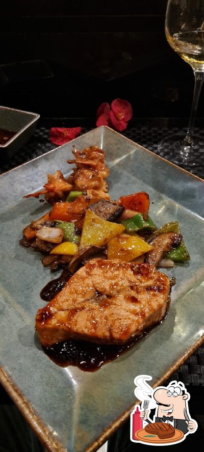 Il y a un évantail de repas pour les amateurs de viande