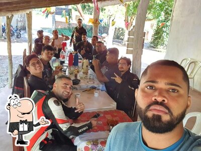 O interior do Restaurante Sabor da Roça