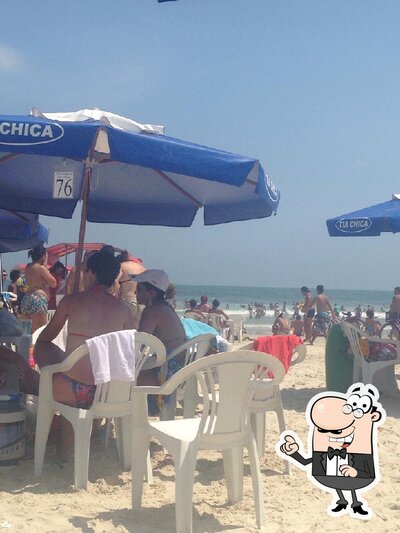 O interior do Quiosque Tia Chica