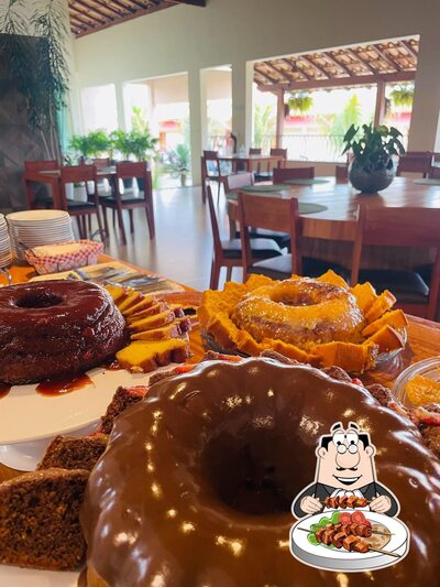 Platos en Hotel Chalé Capitólio