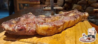 Há uma seleção de opções para os amantes da carne