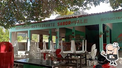 O interior do Restaurante sabor do vale