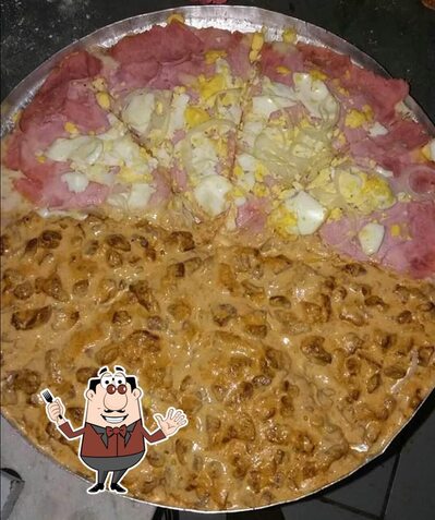 Platos en Saboreto's bar e pizzaria