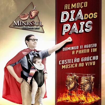 Aqui está a publicidade do Minassul Bar Restaurante