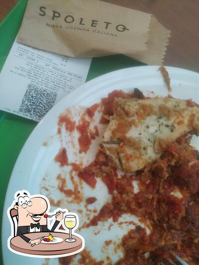 Comida em Restaurante Spoleto