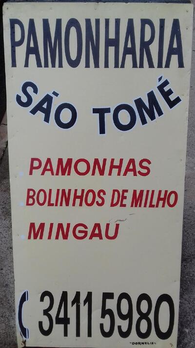 Aqui está a publicidade do Pamonharia São Tomé