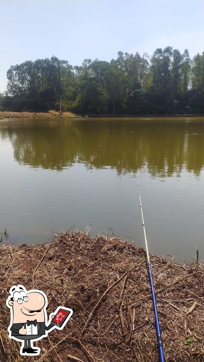 Veja imagens do exterior do Pesqueiro tamanduá